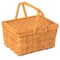 Vintiquewise Woodchip Picnic Storage Basket with Cover and Movable Handles, Large QI004013.L - alternate 2